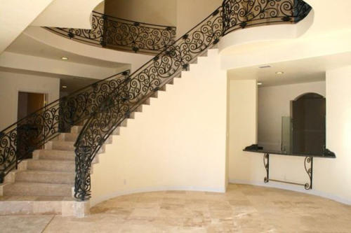 Stairway of 2 story custom built house by HT Constructions, Los Angeles, CA