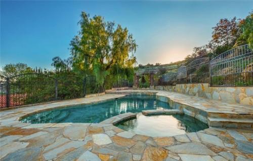 Pool construction project with gazebo by HT Constructions in Chatsworth, Los Angeles, CA